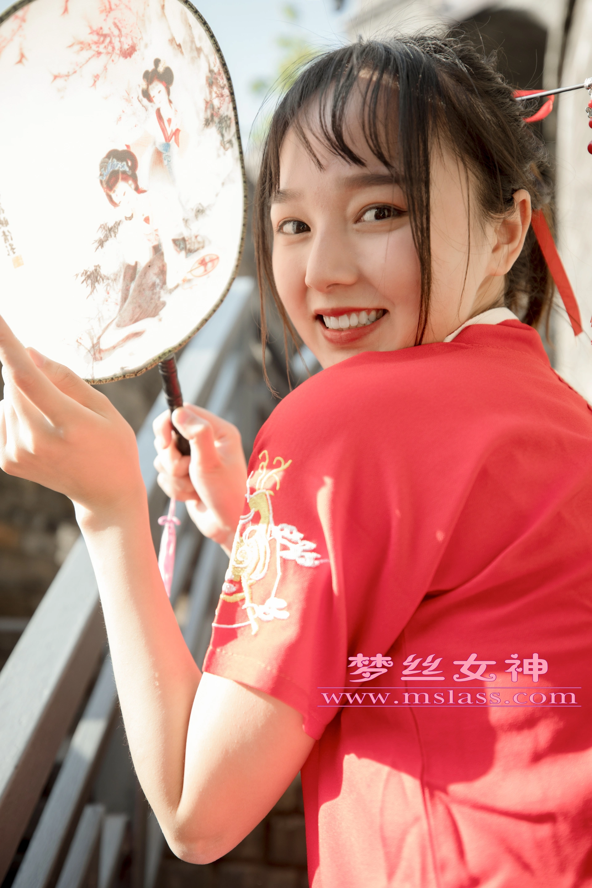 MSLASS梦丝女神 - 2019.05.02 NO.005 玥玥 长城古风少女 3